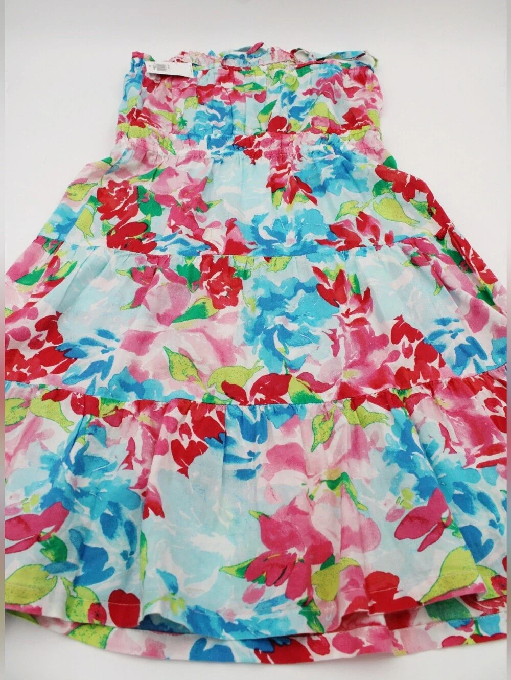 NWT Old Navy Girls Tiered Floral Sundress Cami Dress - Large (12/14)